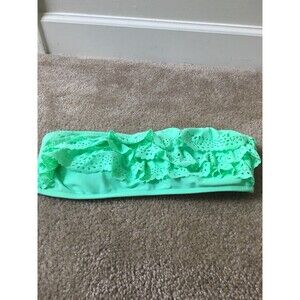 Red Camel Women's Juniors Strapless Swim Top Size L Green